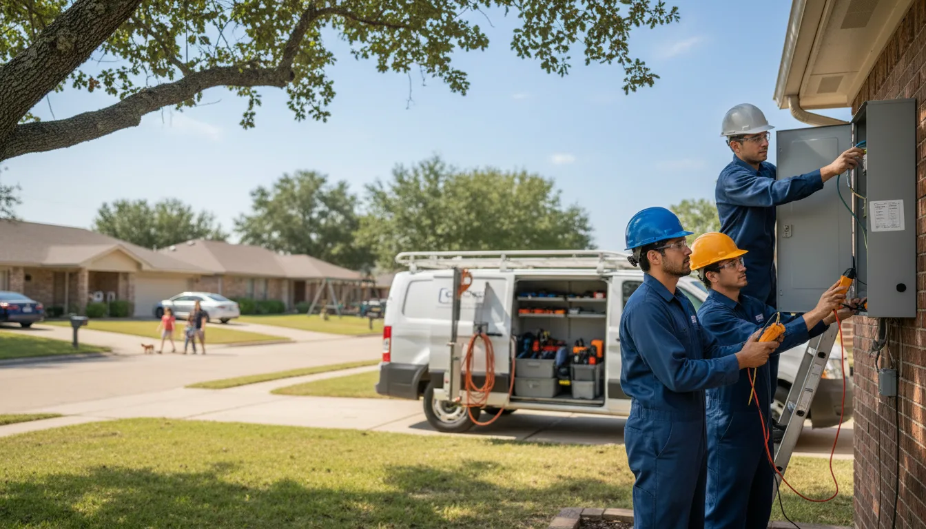 Certified electrician providing emergency electrical services in Grant, NE